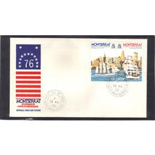 FDC Int'l Montserrat Honoring USA Bicentennial (Cachet-U/A) CV01079