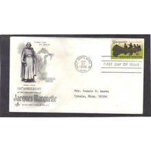 FDC Art Craft 1356 6c Father Marquette (Cachet-Typed/A) CV40691