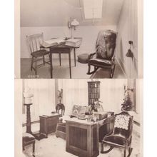 Mary Baker Eddy Attic Room 2x Vintage Postcard s
