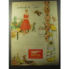 1953 Miller's High Life Beer Ad - Traditionally the Finest