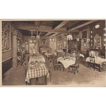 Vieux Cordes Tarn Hostellerie Salle A Manger French Old Postcard
