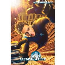 Fantastic Four (2005)_5 Movie Film Poster Canvas iconic design