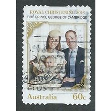 AUS 2014 60c (S/A) 'ROYAL CHRISTENING' FINE USED (EBID40-095)