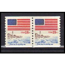 1891 18c U.S. Flag Very Fine MNH SG CNP Left 1 PA0232