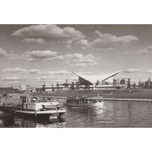 Berlin Congress Hall Kongresshalle Mit Spree Germany 1950s Real Photo Postcard
