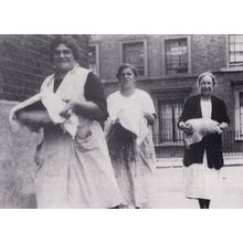 Sunday Dinner Cooking Cookery Limehouse River Thames Postcard