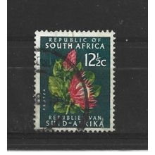 SouthAfrica.SG207 12 1/2c Protea.Variety Unchecked.Fine Used.Aug25b