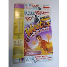 Weetabix Weetos 2006 Happy Feet Empty Cereal Box only