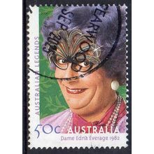 Australia 2006 Aust Legend Barry Humphries - Dame Edna Everage,1982 50c Sht Used