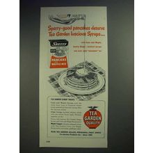 1951 Sperry Pancake and Waffle Mix Ad - Tea Garden