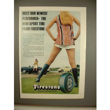 1971 Firestone Mini Sport Tire Ad - Performer