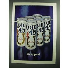 1971 Colt 45 Malt Liquor Ad - Six Appeal