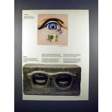 1972 Atlantic Richfield Ad: Herbert Bayer, Jasper Johns