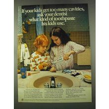 1974 Crest Toothpaste Ad - Kids Get Too Many Cavities