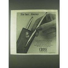 1978 Cross Pens Ad - For Her Forever