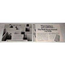 1978 The Wall Street Journal Ad - Business Confusing