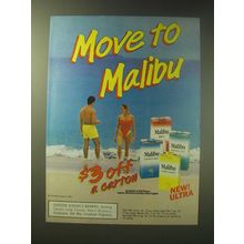 1989 Malibu Cigarettes Ad - Move