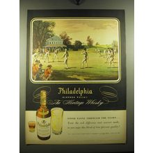 1949 Philadelphia Blended Whisky Ad - The Heritage Whisky