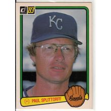 1983 Donruss baseball card 286 Paul Splittorff