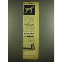 1952 Glover's Imperial Dog Medicines Ad - Champion Reigate Bold Venture