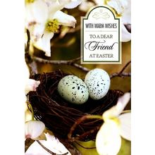 With Warm Wishes To A Dear Friend At Easter - Easter Greeting Card - 23064