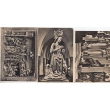 Lubeck St Marienkirche Katharinenkirsche 1433 Scuplture 3x Kirche Postcard s