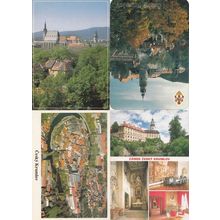 Cesky Krumlov 4x Czech Republic Postcard s