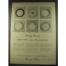 1956 Bonwit Teller Plates Ad - Wedding Presents Imported Plates