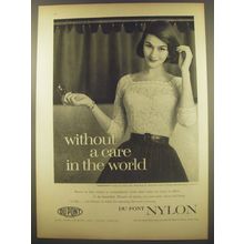 1956 Du Pont Nylon Advertisement - Debcraft Blouse - without a care in the world