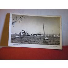 NEWPORT, BALBOA. CALIFORNIA used postcard RP 1938 pm =