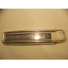 1968 PLYMOUTH FURY COMMANDO V8 FENDER TRIM EMBLEM OEM LH