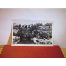 THE AVON FROM NEWTON BRIDGE, BATH. used vintage postcard RP by R Tuck. 1957 pm =