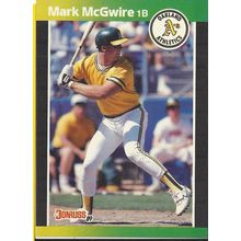 1989 DONRUSS MARK McGWIRE #95