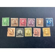 ICOLLECTZONE US 658-668 F/VF used Complete Kansas Set CV $190