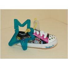 2011 McDonalds Skechers Twinkle Toes Black & Pink Glitter 'n Gleam