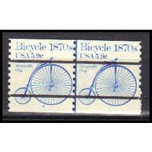 1901a 5.9c Bicycle Fine MNH Dry Gum CNP Left 4 PA0377