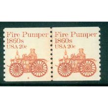 1908 20c Fire Pumper Very Fine MNH Dry Gum CNP Left 8 A02182