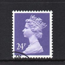 Elizabeth II - 1984 - 24p Violet (sg X967) Used