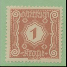 Austria Stamp Scott #J103, Mint Hinged
