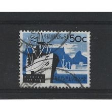 SouthAfrica.SG209 50c Cape Town Harbour.Variety Unchecked.Fine Used.Aug25b