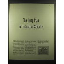 1946 Hupp Motor Car Corporation Ad - The Hupp Plan for industrial stability