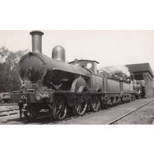 LNWR Class 2-4-0 No 36 Whitworth Train Old Photo