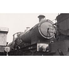 GWR Railway Train 4113 Samson Bulldog Class Swindon Station Scrap Yard Postcard