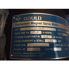 GOULD M131-H60B-9K0F,M131H60B9KOF PERMANENT MAGNET SERVO MOTOR 33A,37.8 TORQU,CK