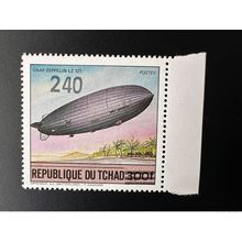 Tchad 1987 / 1988 Mi. 1152 surchargé overprint Graf Zeppelin Ballon LZ 127
