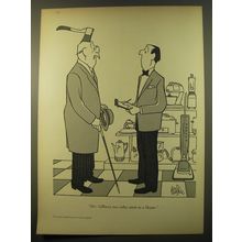 1961 Hoover Vacuum Advertisement - Art by George Price - Mrs. Gillberry