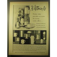 1961 B Altman & Co Porcelain Advertisement - For Serving Exotic Coffees