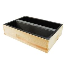 Mann Lake Honey Bee Top Feeder for Beehives, Leakproof Plastic Syrup Reservoir w