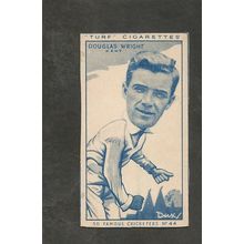 CC Turf Famous Cricketers 1950 # 44 Douglas Wright Kent
