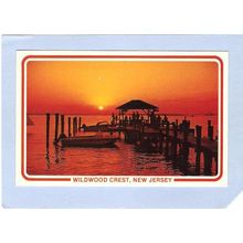 New Jersey Wildwood Crest Sunset Lake~680